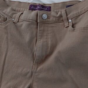 Gloria Vanderbilt kaki jeans, sz 10